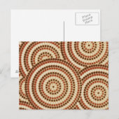 Aboriginal Dot Painting Briefkaart (Voorkant / Achterkant)