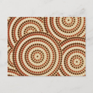 Aboriginal Dot Painting Briefkaart
