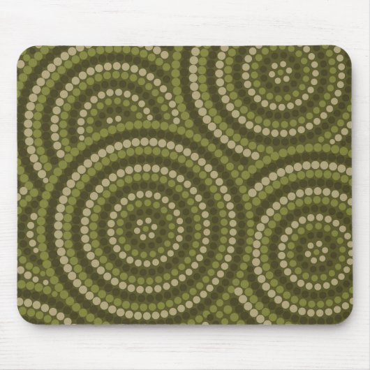 Aboriginal Dot Painting Muismat (Voorkant)