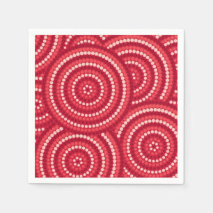 Aboriginal Dot Painting Servetten