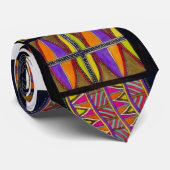 Aboriginal Dreamweaver Stropdas Brown door S Ambro (Opgerold)