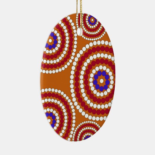 Aboriginal edition keramisch ornament (Rechts)