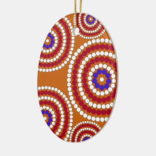 Aboriginal edition keramisch ornament (Links)