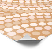 Aboriginal emu stit schilderij poster (Hoek)