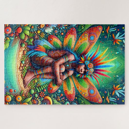 aboriginal fee legpuzzel (Horizontaal)