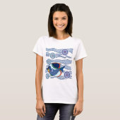 Aboriginal Fish-02 T-shirt (Voorkant volledig)