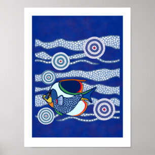 Aboriginal Fish Poster 3