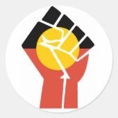 Aboriginal Fist Sticker (Voorkant)
