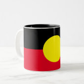 Aboriginal flag mok (Voorkant links)