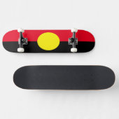 Aboriginal flag schaats board persoonlijk skateboard (Horizontaal)