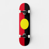 Aboriginal flag schaats board persoonlijk skateboard (Voorkant)