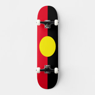 Aboriginal flag schaats board persoonlijk skateboard