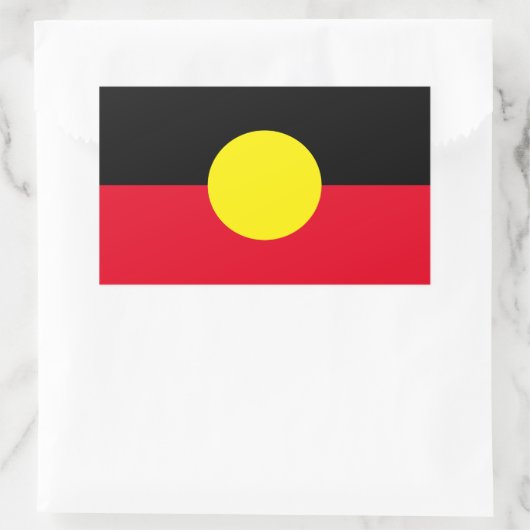 Aboriginal flag sticker (Tas)