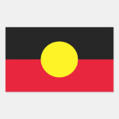 Aboriginal flag sticker (Voorkant)
