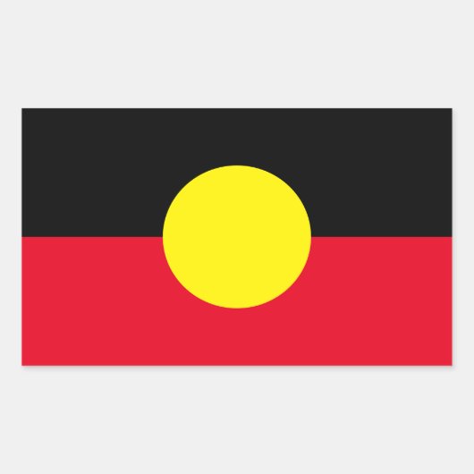 Aboriginal flag sticker (Voorkant)