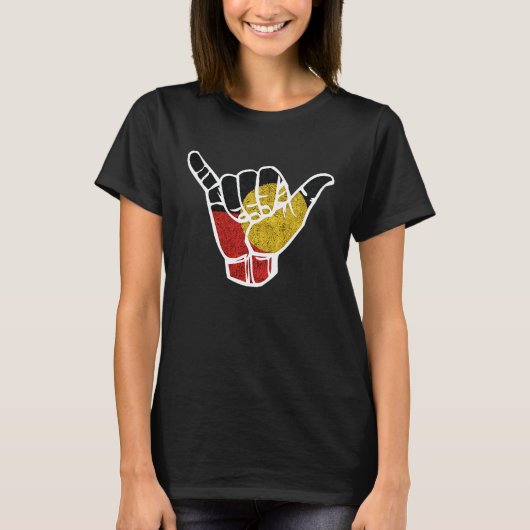 Aboriginal Flag T-shirt (Voorkant)
