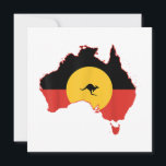 Aboriginal Flag T Shirt Australië Flag Gift voor A Kaart<br><div class="desc">Aboriginal Flag T Shirt Australië Flag Gift voor Aussie</div>