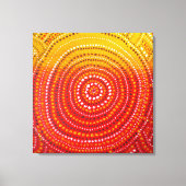 Aboriginal geïnspireerd Premium verpakt Canvas (Voorkant)