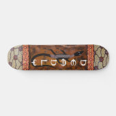 Aboriginal Goanna Deadly Skateboard (Horizontaal)