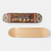 Aboriginal Goanna Deadly Skateboard (Horizontaal)