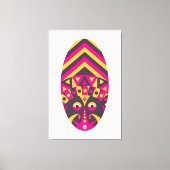 Aboriginal Masker Canvas Afdruk (Voorkant)