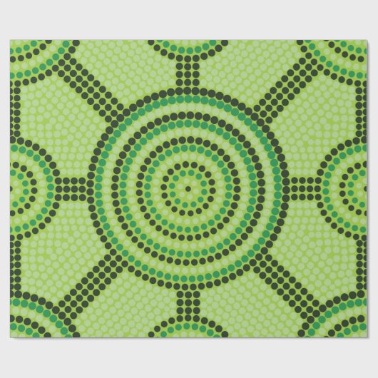 Aboriginal Meetingplace Rainforest Cadeaupapier (Vlak)