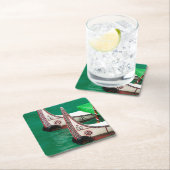 Aboriginal People's Canoe Kartonnen Onderzetters (Insitu)