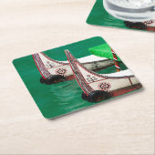 Aboriginal People's Canoe Kartonnen Onderzetters (Schuin)