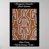 Aboriginal Poster, print van SAND GOANNA (Voorkant)