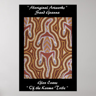 Aboriginal Poster, print van SAND GOANNA
