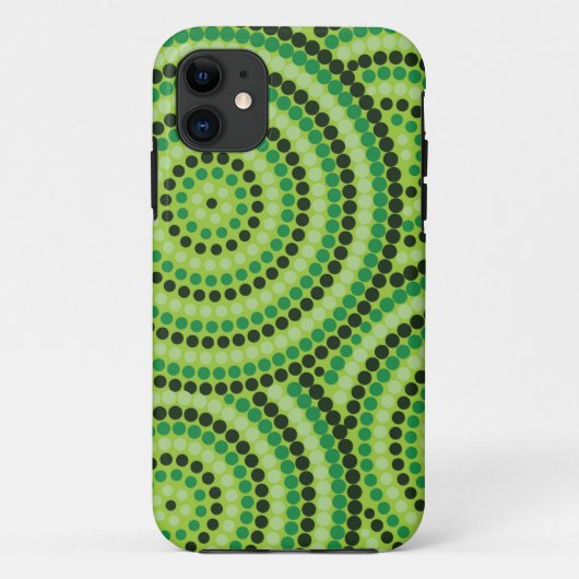 Aboriginal Punting iPhone Case (Achterkant)