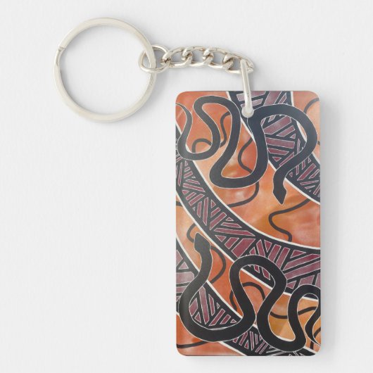 Aboriginal slang key ring sleutelhanger (Voorkant)