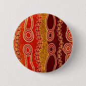 Aboriginal Slangen . Ronde Button 5,7 Cm (Voorkant)