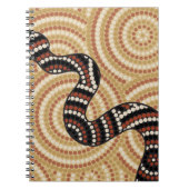 Aboriginal slangenschilderij notitieboek (Voorkant)