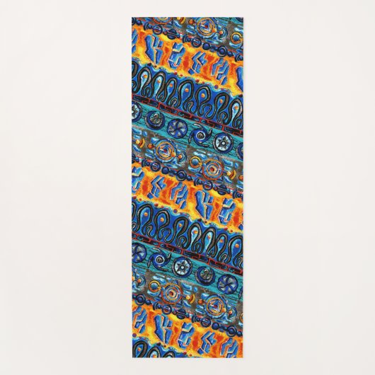 Aboriginal Spiritueel Yogamat (Voorkant)