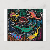 Aboriginal stijl briefkaart (Voorkant)