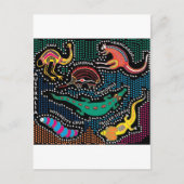 Aboriginal stijl briefkaart (Voorkant)