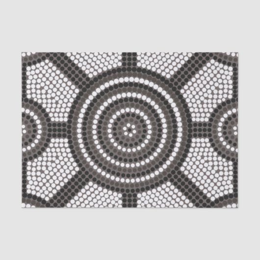 Aboriginal Storm Meetingplace Tissuepapier (Voorkant)