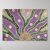 Aboriginal Sunrise Poster (Voorkant)