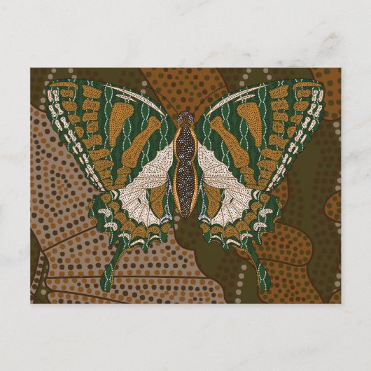 Aboriginal Swallowtail Briefkaart (Voorkant)