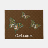 Aboriginal Swallowtail Doormat Deurmat (Voorkant)
