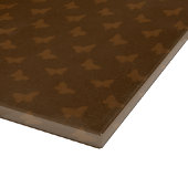 Aboriginal Swallowtail Glass Cutting Board Snijplank (Hoek)