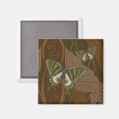 Aboriginal Swallowtail Magnet (Voorkant / Achterkant)