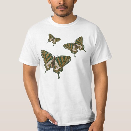 Aboriginal Swallowtail Mannen Shirt (Voorkant)