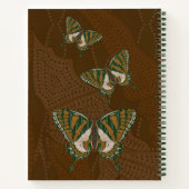 Aboriginal Swallowtail Spiral Notitieboek (Achterkant)