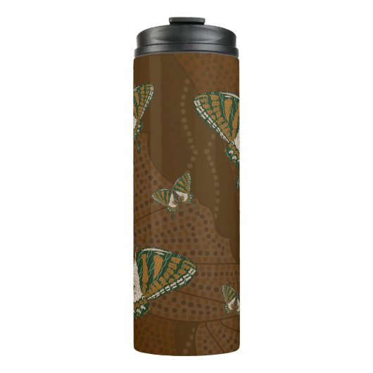 Aboriginal Swallowtail Thermal Tumbler Thermosbeker (Voorkant)