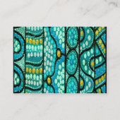 Aboriginal Tafel Zitten De Reis Blauw Plaatskaartje (Achterkant)