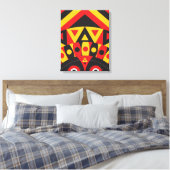 Aboriginal Tribal Canvas Afdruk (Insitu (Slaapkamer))