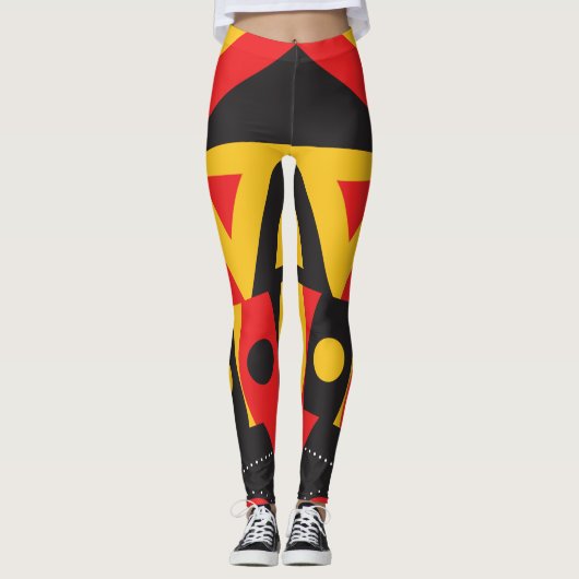 aboriginal tribal leggings (Voorkant)