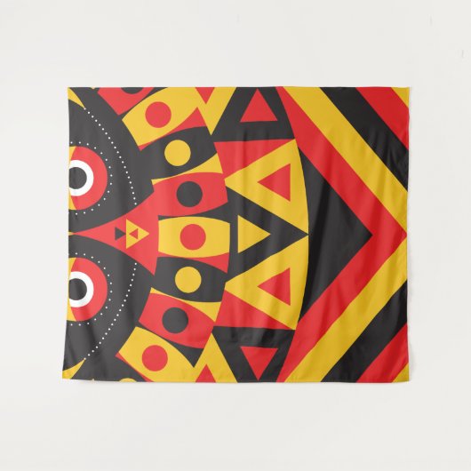 Aboriginal tribal wandkleed (Voorkant (horizontaal))